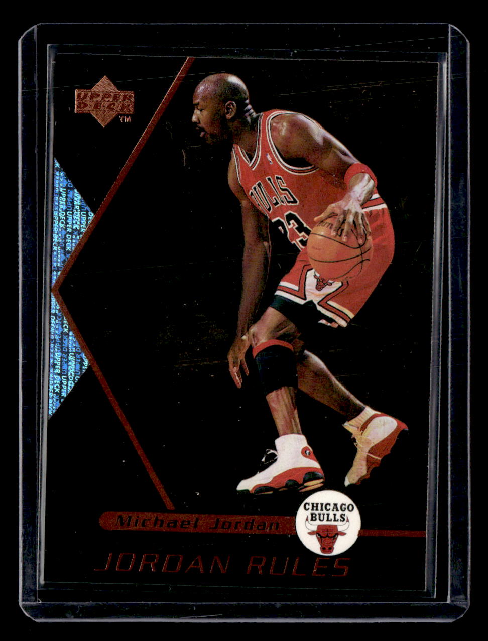 Upper Deck 1998-99 Upper Deck Ovation,1998-99 Upper Deck Ovation,Michael Jordan - J4,Jordan Rules