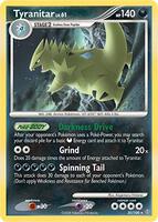 Pokemon,Deck Exclusives,Tyranitar - 30/100 (DP Stormfront) - 030/100,Holofoil,Holo Rare,Moderately Played