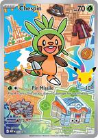 Pokemon,ME: Mega Evolution Promo,Chespin -  058,Holofoil,Promo,Near Mint