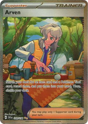 Pokemon,SV01: Scarlet & Violet Base Set,Arven - 249/198,Holofoil,Special Illustration Rare,Near Mint