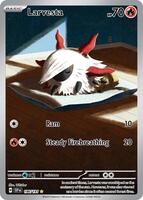 Pokemon,SV08: Surging Sparks,Larvesta - 196/191,Holofoil,Illustration Rare,Near Mint