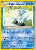 Pokemon,Neo Destiny,Light Golduck - 047/105,Unlimited,Uncommon,Moderately Played