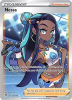 Pokemon,SWSH04: Vivid Voltage,Nessa (Full Art) - 183/185,Holofoil,Ultra Rare,Near Mint