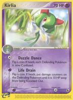Pokemon,EX Ruby and Sapphire,Kirlia - 35/109,Reverse Holofoil,Uncommon,Heavily Played
