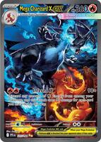 Pokemon,ME02: Phantasmal Flames,Mega Charizard X ex - 125/094,Holofoil,Special Illustration Rare,Near Mint
