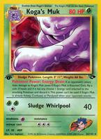 Pokemon,Gym Challenge,Koga's Muk - 026/132,Unlimited,Rare,Moderately Played