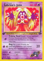 Pokemon,Gym Challenge,Sabrina's Jynx - 057/132,1st Edition,Uncommon,Lightly Played