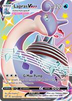 Pokemon,Shining Fates: Shiny Vault,Lapras VMAX - SV111/SV122,Holofoil,Shiny Holo Rare,Near Mint