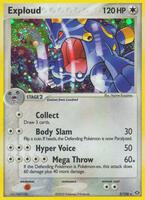 Pokemon,EX Emerald,Exploud - 3/106,Holofoil,Holo Rare,Lightly Played