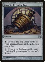 Magic: The Gathering,Champions of Kamigawa,Sensei's Divining Top - 268,Normal,Uncommon,Heavily Played