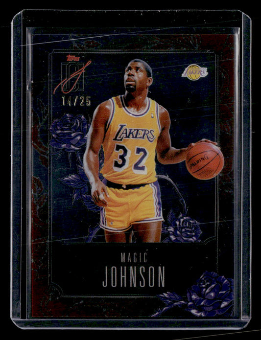 Topps 2025-26 Topps Signature Class,2025-26 Topps Signature Class,Magic Johnson - R-3,Roses Red