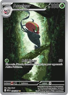 Pokemon,SV: White Flare,Accelgor - 094/086,Holofoil,Illustration Rare,Lightly Played