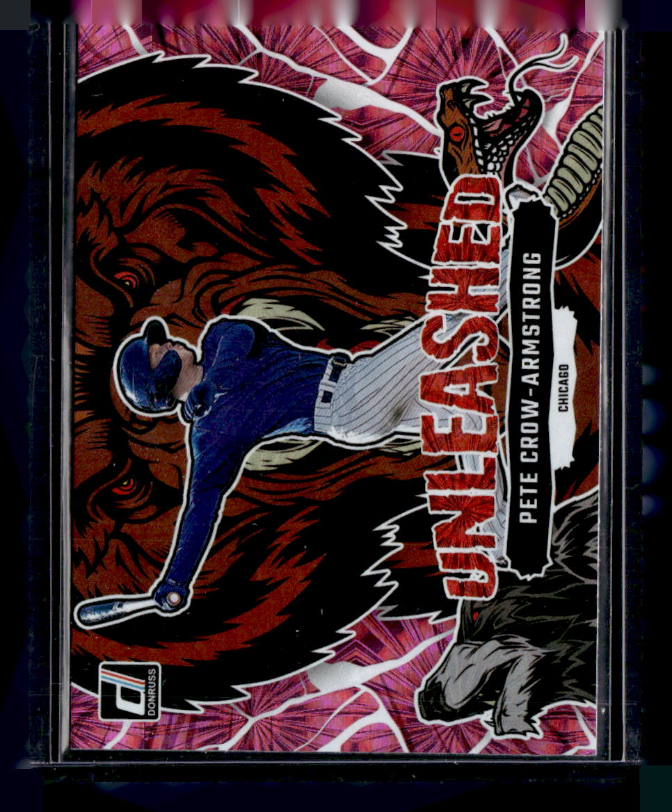 Donruss 2023 Donruss,2023 Donruss,Pete Crow-Armstrong - U10,Unleashed Pink Fireworks