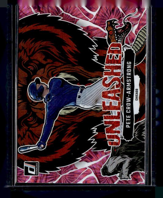 Donruss 2023 Donruss,2023 Donruss,Pete Crow-Armstrong - U10,Unleashed Pink Fireworks