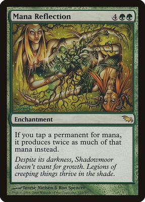 Magic: The Gathering,Shadowmoor,Mana Reflection - 122,Normal,Rare,Lightly Played
