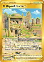 Pokemon,SWSH11: Lost Origin,Collapsed Stadium (Secret) - 215/196,Holofoil,Secret Rare,Near Mint