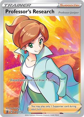 Pokemon,SWSH: Sword & Shield Promo Cards,Professor's Research [Professor Juniper] - SWSH152,Holofoil,Promo,Near Mint