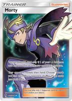 Pokemon,SM - Lost Thunder,Morty (Full Art) - 212/214,Holofoil,Ultra Rare,Lightly Played