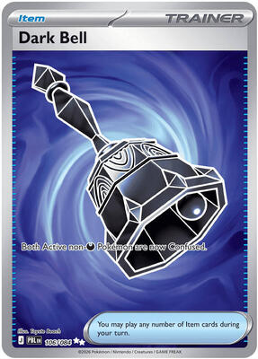 Pokemon,ME05: Pitch Black,Dark Bell - 106/084,Holofoil,Ultra Rare,Near Mint