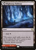 Magic: The Gathering,Kaldheim,Blightstep Pathway - 252,Foil,Rare,Near Mint