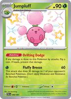 Pokemon,SV: Paldean Fates,Jumpluff - 098/091,Holofoil,Shiny Rare,Near Mint