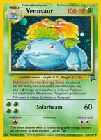 Pokemon,Base Set 2,Venusaur - 018/130,Holofoil,Holo Rare,Damaged