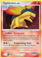 Pokemon,Mysterious Treasures,Typhlosion - 16/123,Reverse Holofoil,Holo Rare,Damaged