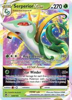 Pokemon,SWSH12: Silver Tempest,Serperior VSTAR - 008/195,Holofoil,Ultra Rare,Near Mint