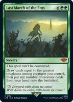 Magic: The Gathering,Universes Beyond: The Lord of the Rings: Tales of Middle-earth,Last March of the Ents - 172,Foil,Mythic,Near Mint