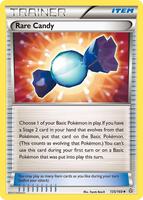 Pokemon,XY - Primal Clash,Rare Candy - 135/160,Reverse Holofoil,Uncommon,Heavily Played