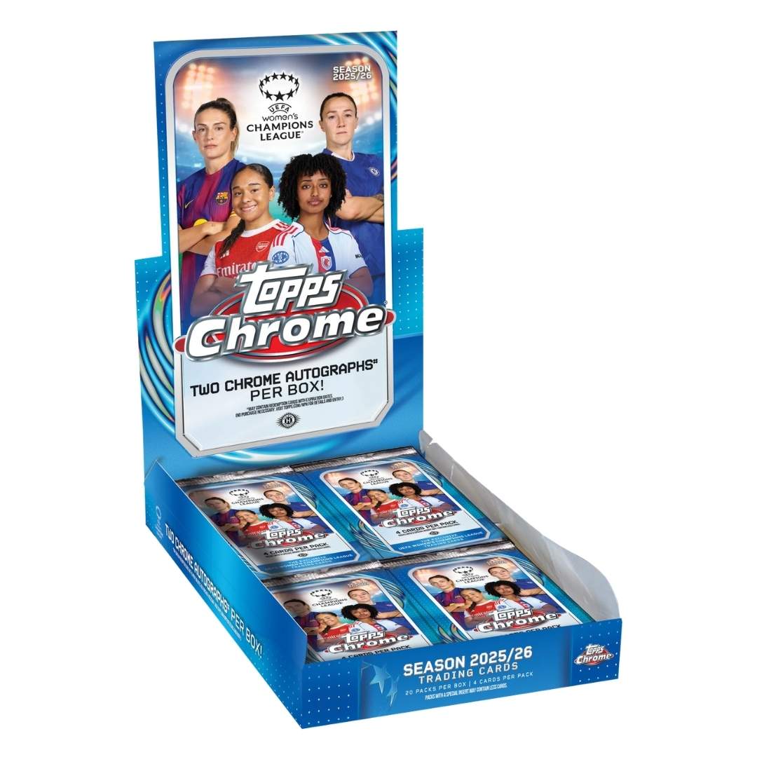 Topps Chrome 2025-26 Women's UEFA Champions League Soccer Hobby Box