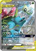 Pokemon,SM Promos,Celebi & Venusaur GX - SM167,Holofoil,Promo,Damaged