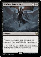 Magic: The Gathering,Commander: Wilds of Eldraine,Kindred Dominance - 113,Normal,Rare,Near Mint
