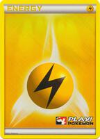 Pokemon,League & Championship Cards,Lightning Energy (2011 Play! Pokemon),Holofoil,Promo,Moderately Played