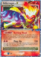 Pokemon,Diamond and Pearl Promos,Infernape LV.X - DP10,Holofoil,Promo,Heavily Played