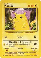 Pokemon,Base Set,Pikachu - 058/102,Normal,Common,Heavily Played