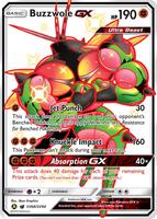 Pokemon,Hidden Fates: Shiny Vault,Buzzwole GX - SV68/SV94,Holofoil,Shiny Holo Rare,Near Mint
