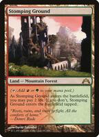 Magic: The Gathering,Gatecrash,Stomping Ground - 247,Foil,Rare,Near Mint