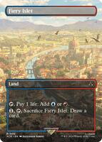Magic: The Gathering,Universes Beyond: Assassin's Creed,Fiery Islet (Borderless) - 112,Foil,Rare,Near Mint