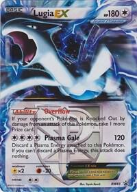 Pokemon,Black and White Promos,Lugia EX (Team Plasma) - BW83,Holofoil,Promo,Moderately Played