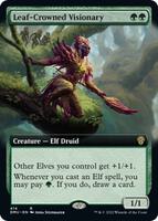 Magic: The Gathering,Dominaria United,Leaf-Crowned Visionary (Extended Art) - 414,Normal,Rare,Near Mint