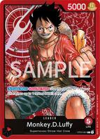 One Piece Card Game,Revision Pack Cards,Monkey.D.Luffy - ST01-001,Foil,Leader,Near Mint