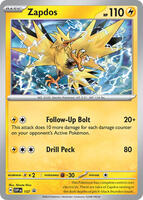 Pokemon,SV: Scarlet & Violet Promo Cards,Zapdos - 157,Holofoil,Promo,Near Mint