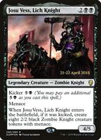 Magic: The Gathering,Prerelease Cards,Josu Vess, Lich Knight - 95,Foil,Rare,Near Mint