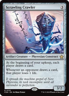 Magic: The Gathering,Foundations,Scrawling Crawler - 132,Normal,Rare,Lightly Played