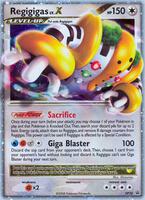 Pokemon,Diamond and Pearl Promos,Regigigas LV.X - DP30,Holofoil,Promo,Heavily Played