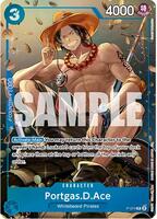 One Piece Card Game,One Piece Promotion Cards,Portgas.D.Ace (Tin Pack Set Vol. 2) - P-074,Foil,Promo,Near Mint