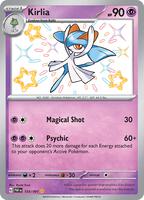 Pokemon,SV: Paldean Fates,Kirlia - 154/091,Holofoil,Shiny Rare,Near Mint