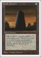Magic: The Gathering,Unlimited Edition,Basalt Monolith,Normal,Uncommon,Lightly Played