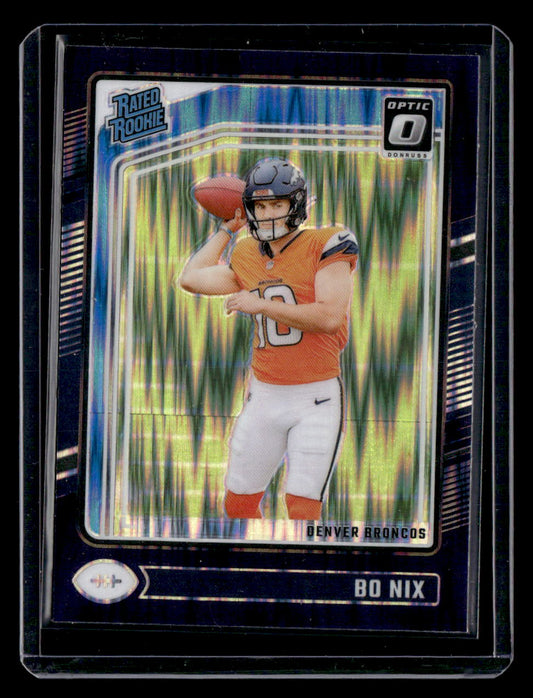 Donruss 2024 Donruss Optic,2024 Donruss Optic,Bo Nix - 209,Purple Shock